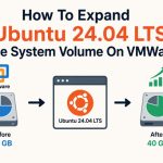 How to expand Ubuntu 24.04 filesystem on VMware