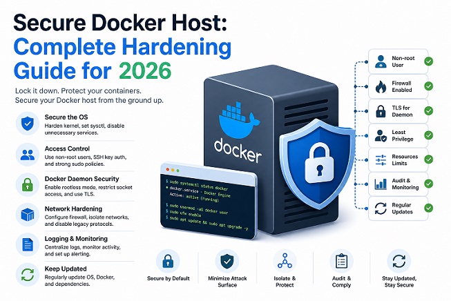 Secure Docker Host: Complete Hardening Guide for 2026