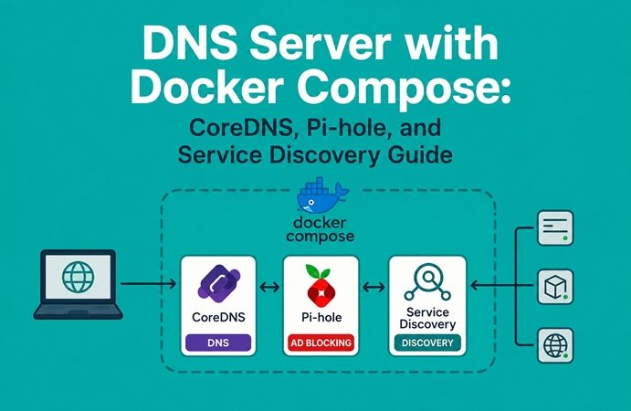 how to set up dns server with docker compose