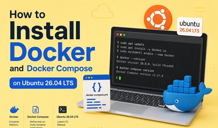 innstall docker compose on ubuntu 26.04