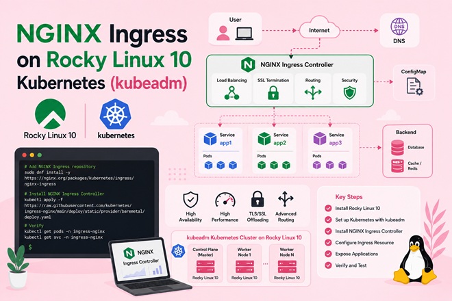 nginx ingress controller rocky linux, kubernetes ingress rocky linux 10