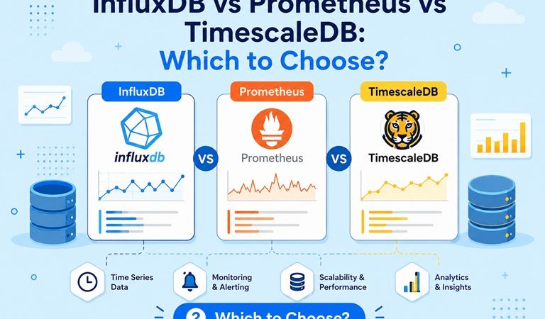 time series database comparison, influxdb vs prometheus, timescaledb vs influxdb