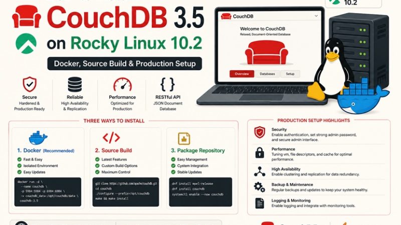how to install couchdb on rocky linux 10